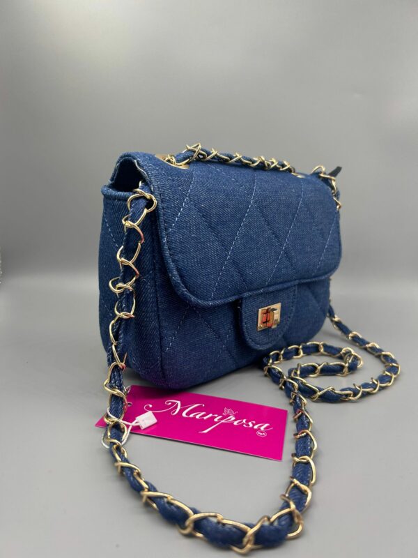 BORSA TRACOLLA JEANS BLU