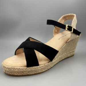 SWEET SHOES BLACK - Sandalo estivo donna