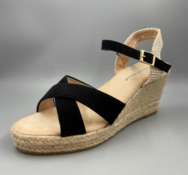 SWEET SHOES BLACK - Sandalo estivo donna