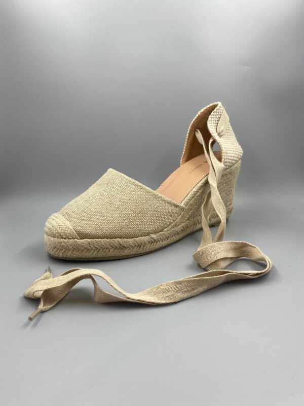 IDEAL SHOES SQUADRILLAS BEIGE - immagine 2